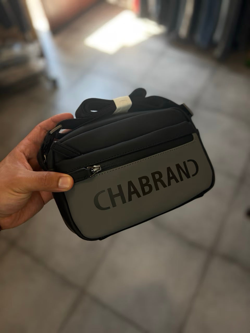 Mini Sacoche, mini bandoulière CHABRAND NOIR / GRIS | LYON