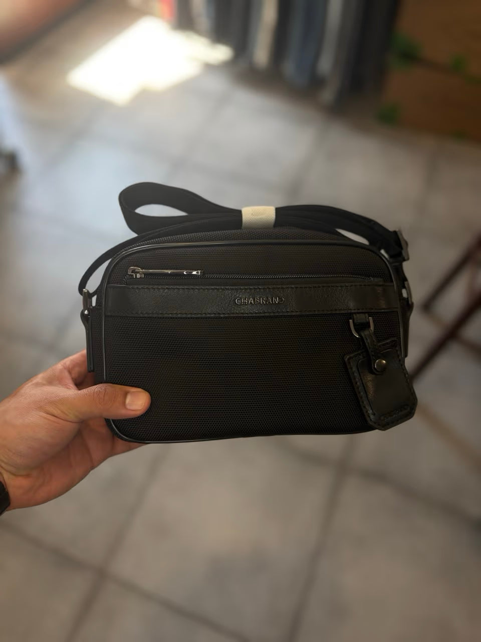Mini Sacoche, mini bandoulière CHABRAND NOIR Nyl