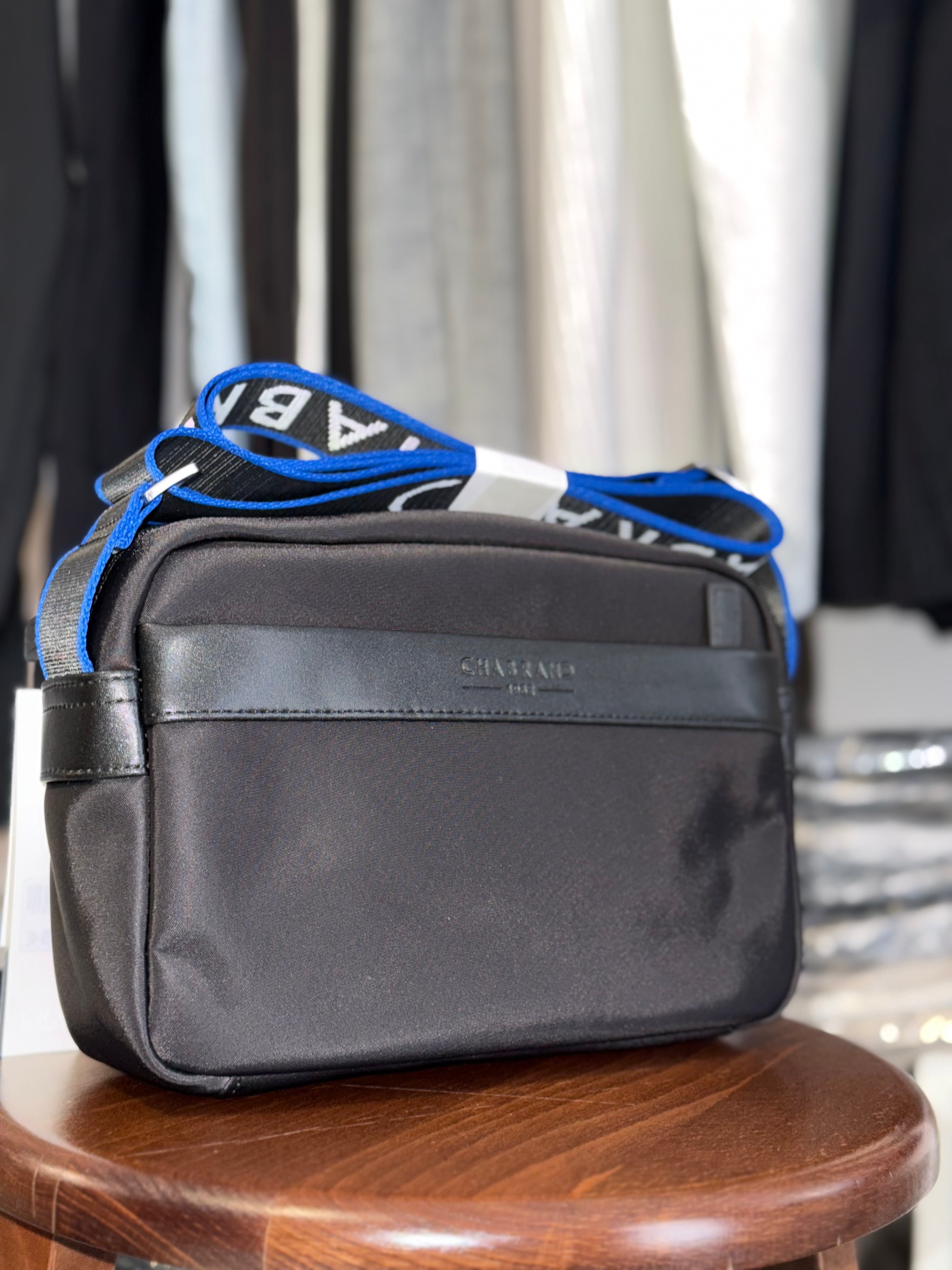 Sacoche bandoulière CHABRAND NOIR / BLEU | LYON