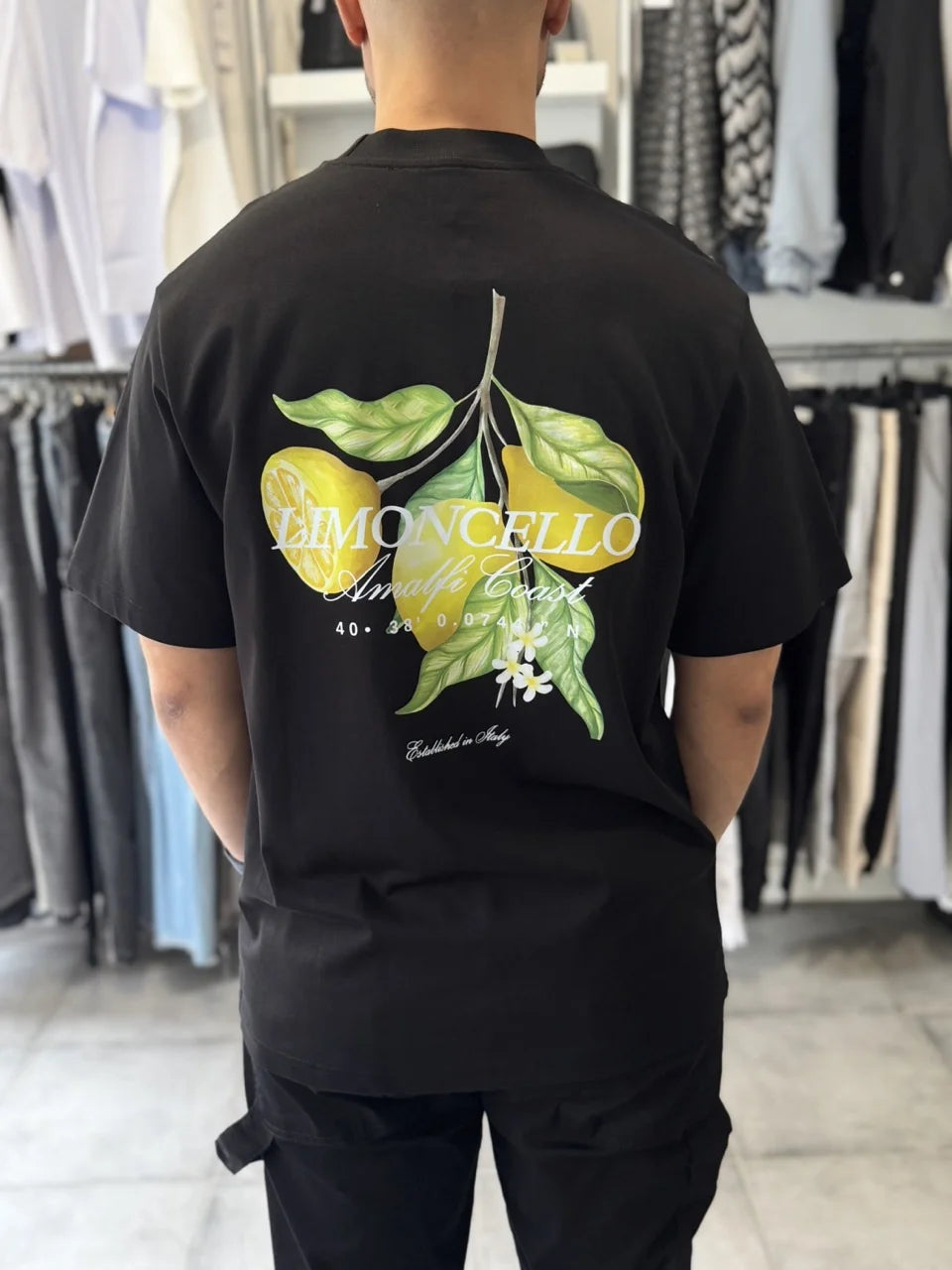 T-shirt limon noir