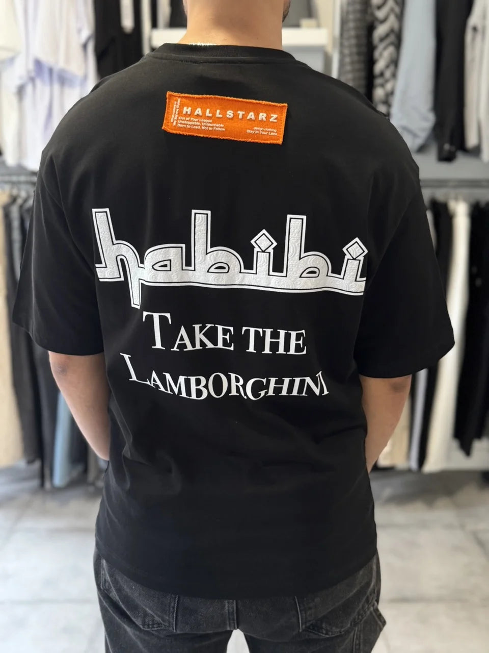 T-shirt noir HABIBI
