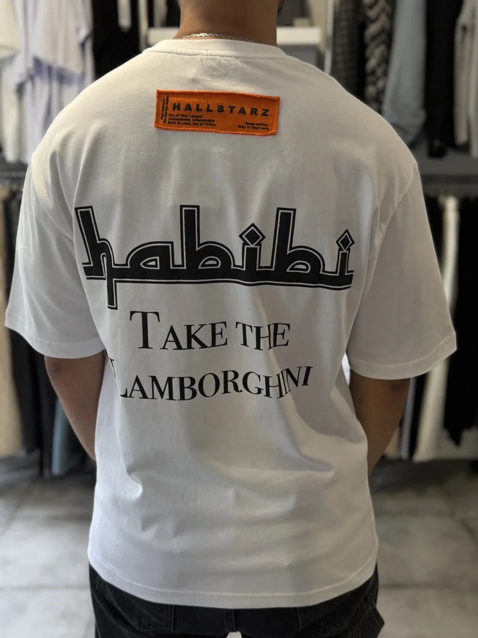 T-shirt blanc HABIBI