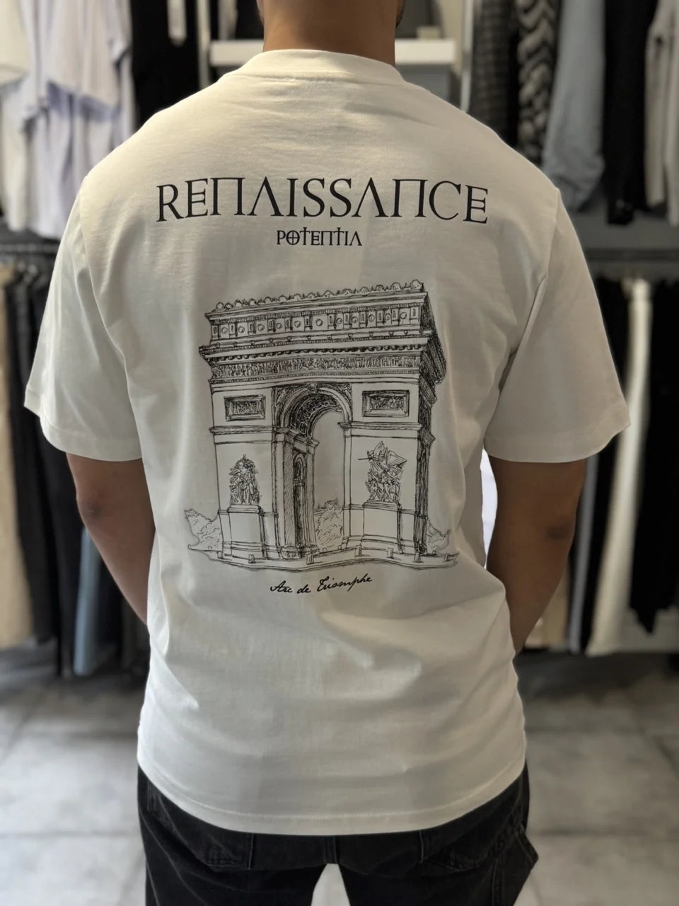 T-shirt renaissance triomphe blanc