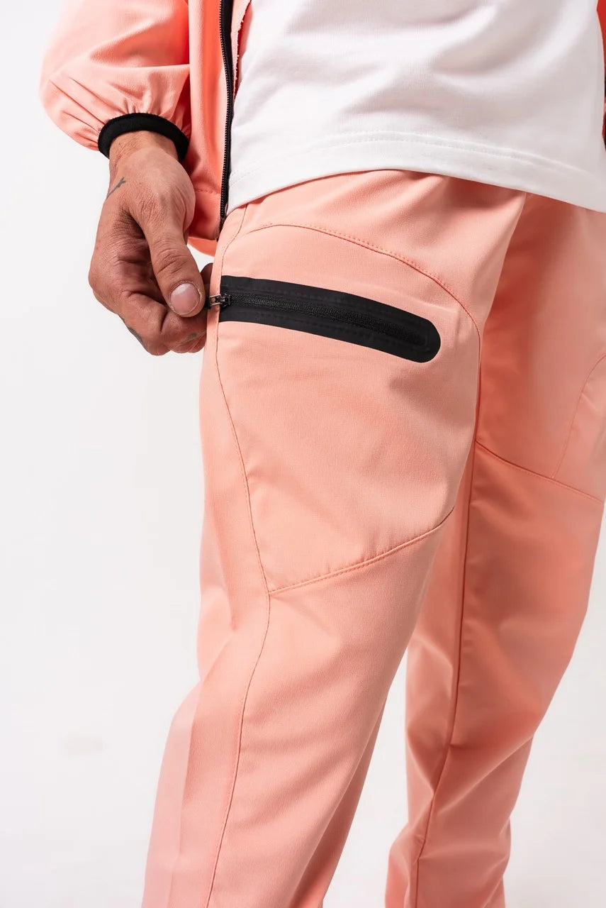 Ensemble survêtement Sport veste à capuche pantalon Rose