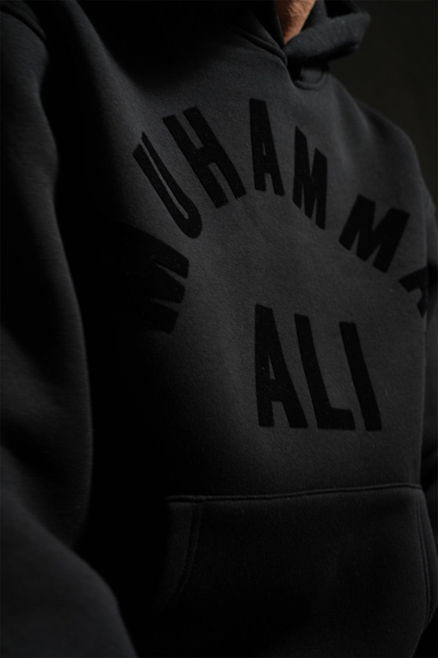 Sweat-shirt à capuche MOHAMMED ALI Noir | Lyon