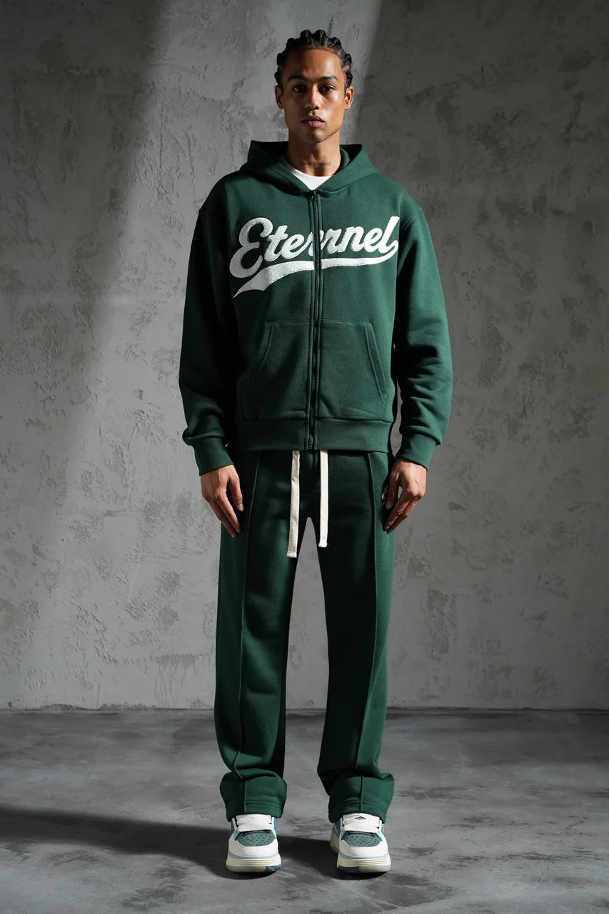 Ensemble veste capuche et pantalon coupe droite ETERRNEL Vert | Lyon