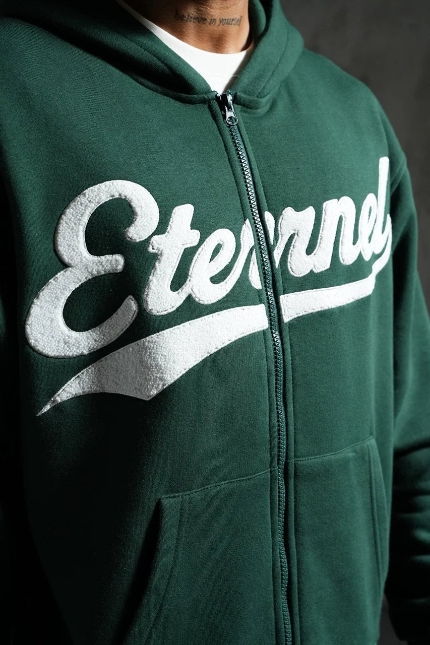 Ensemble veste capuche et pantalon coupe droite ETERRNEL Vert | Lyon