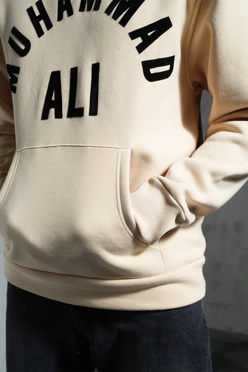 Sweat-shirt à capuche MOHAMMED ALI Beige | Lyon