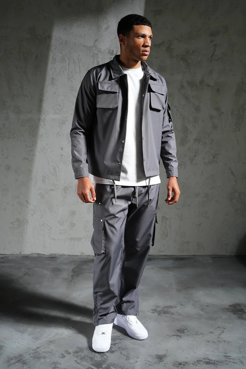 Ensemble cargo couleur gris anthracite | Lyon