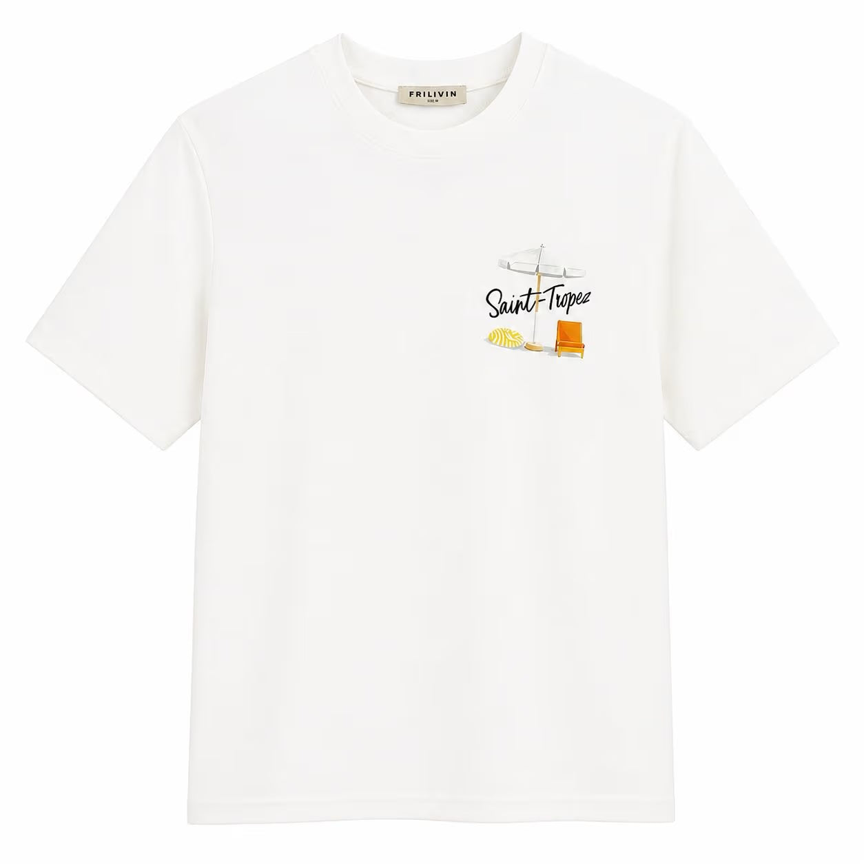 T-shirt Oversize saint tropez blanc| Lyon