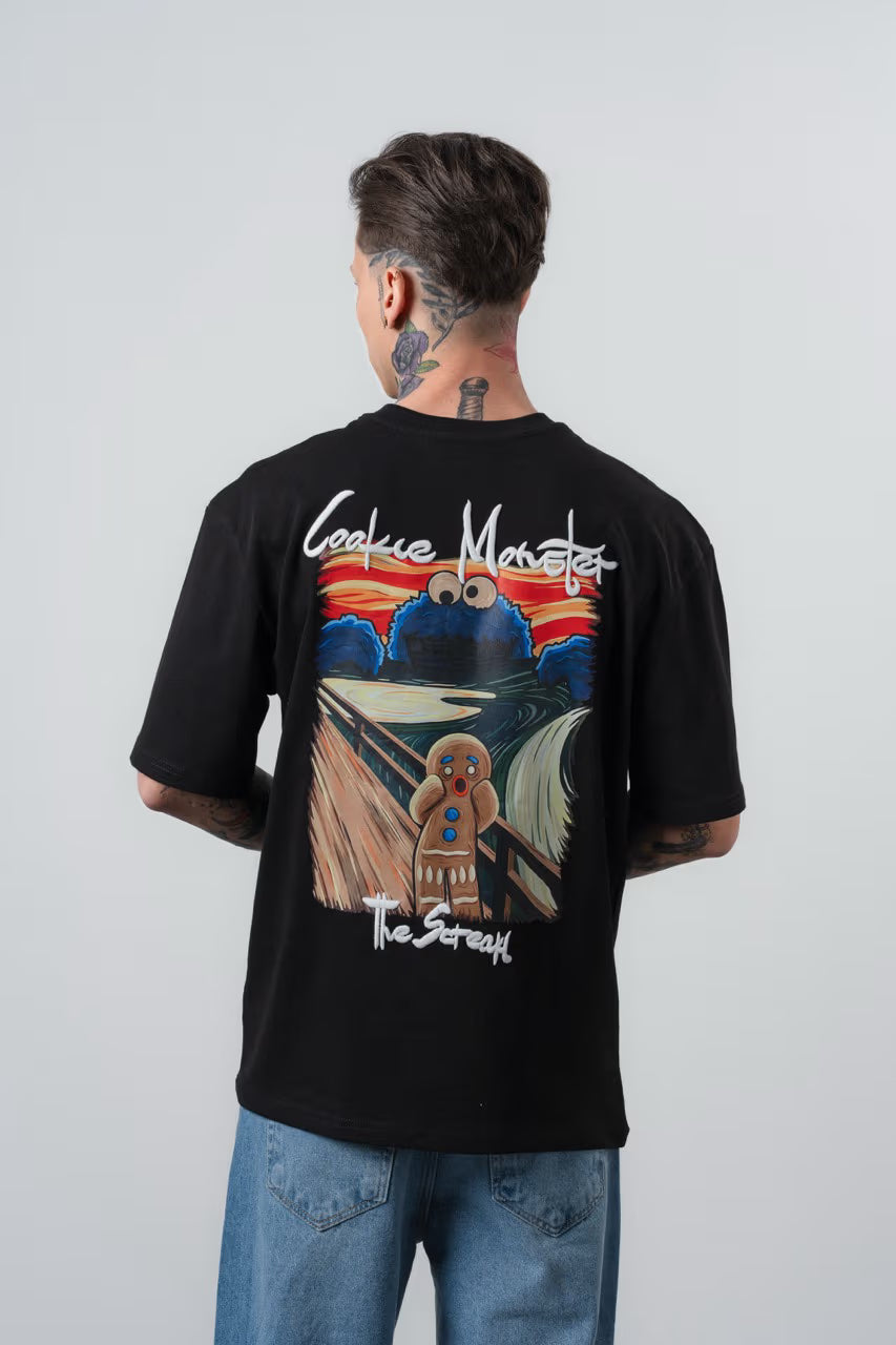 T-shirt oversize FEAR STORY noir