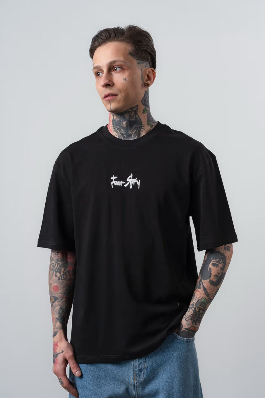 T-shirt oversize FEAR STORY noir