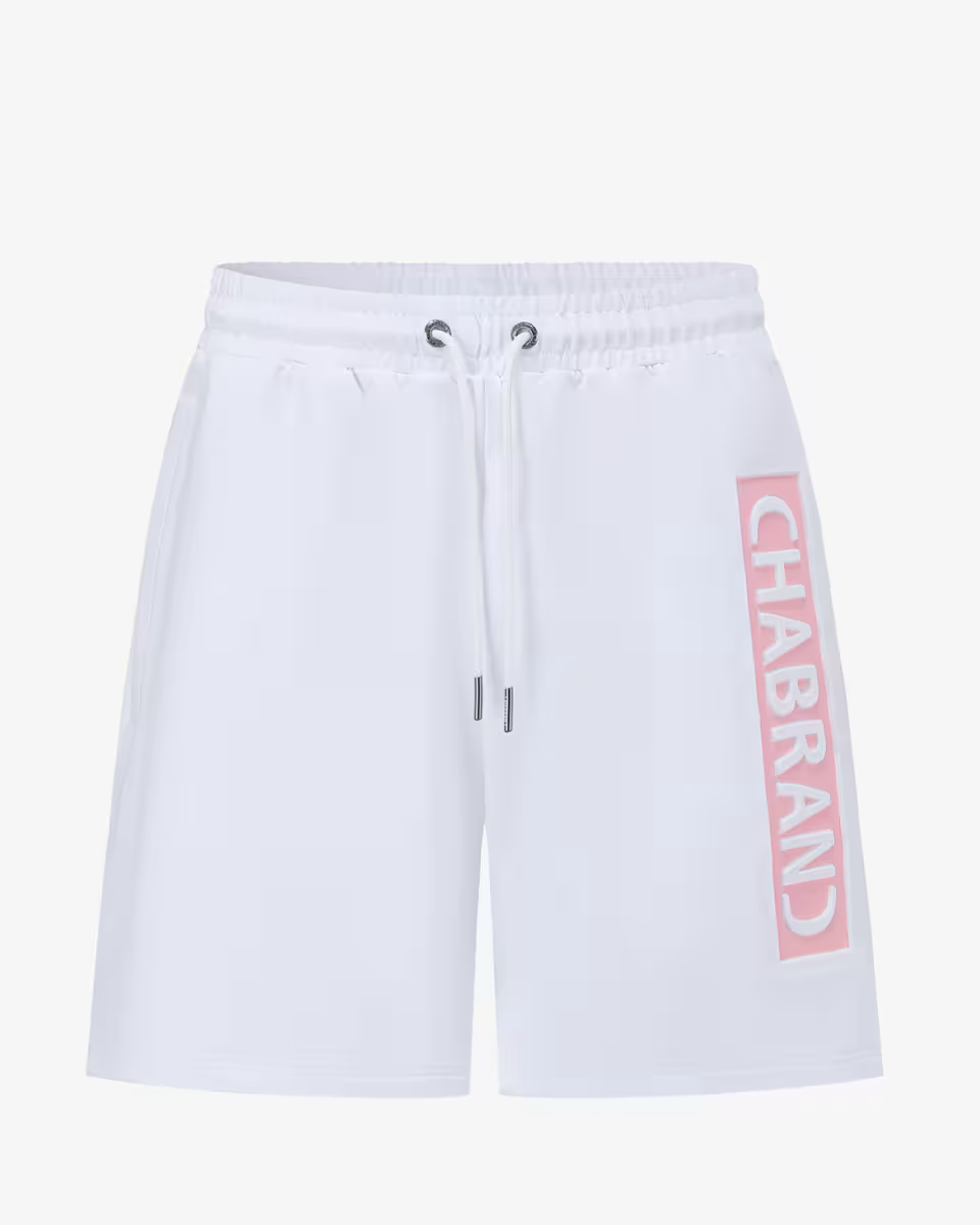 Short blanc CHABRAND logo encadré | Lyon
