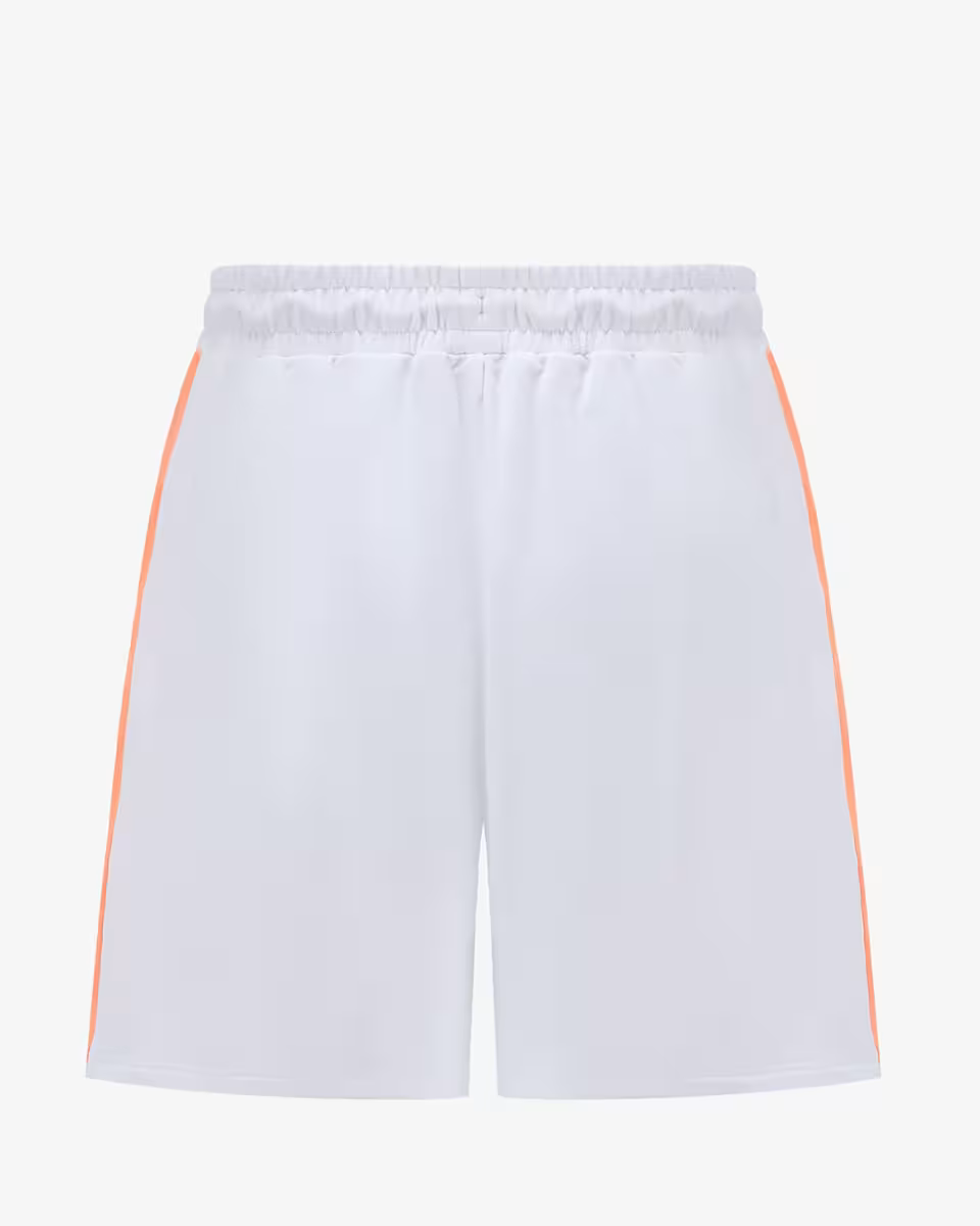 Short blanc/orange logo relief CHABRAND | Lyon