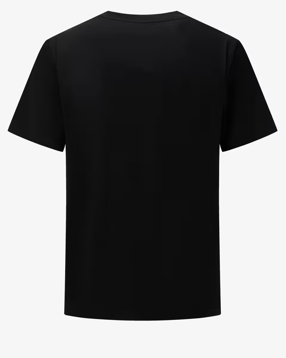 T-shirt full noir logo relief Chabrand | Lyon