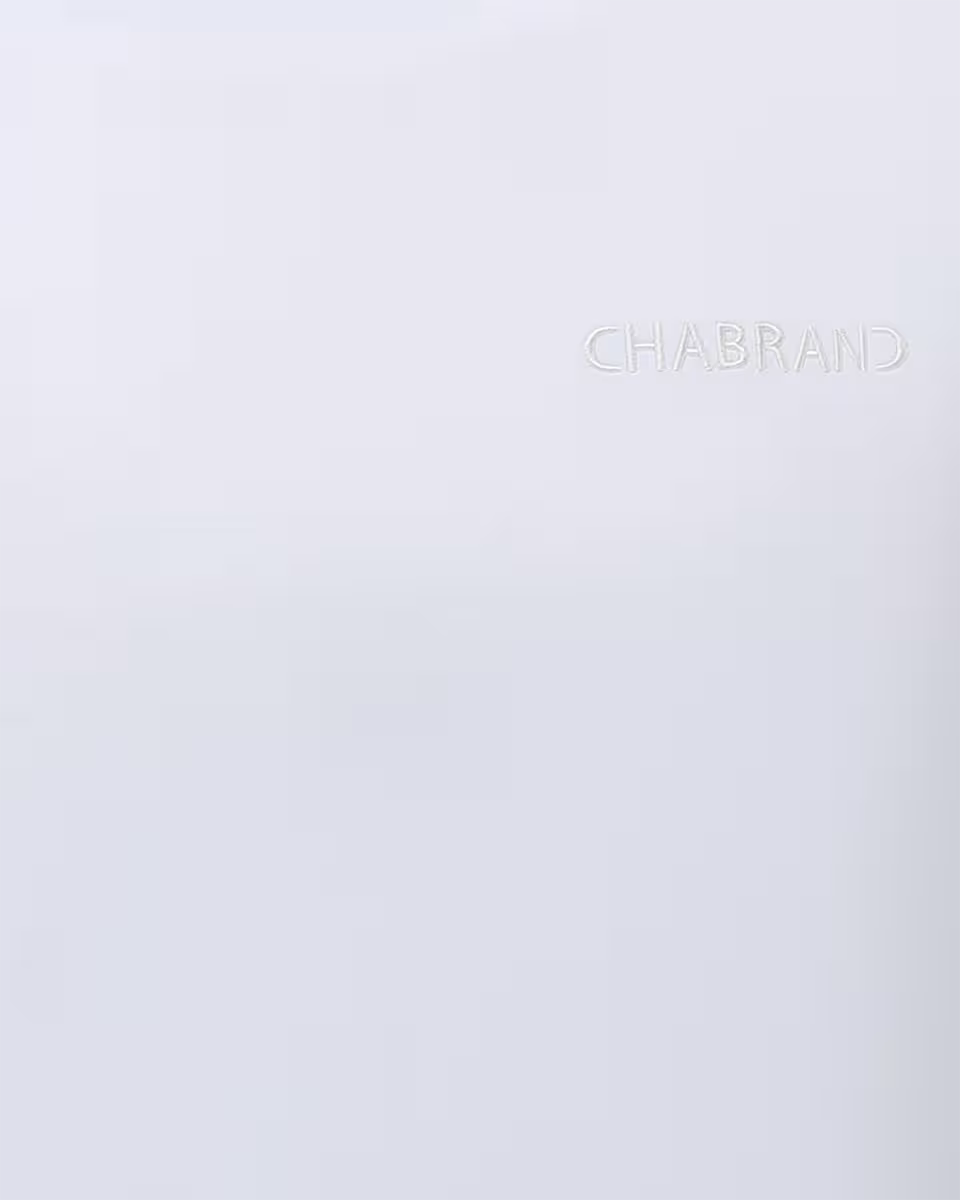 T-shirt blanc monochrome Chabrand | Lyon