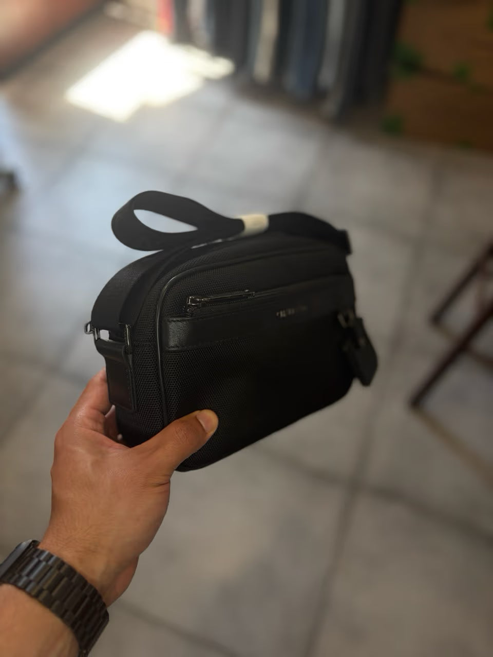 Mini Sacoche, mini bandoulière CHABRAND NOIR Nyl