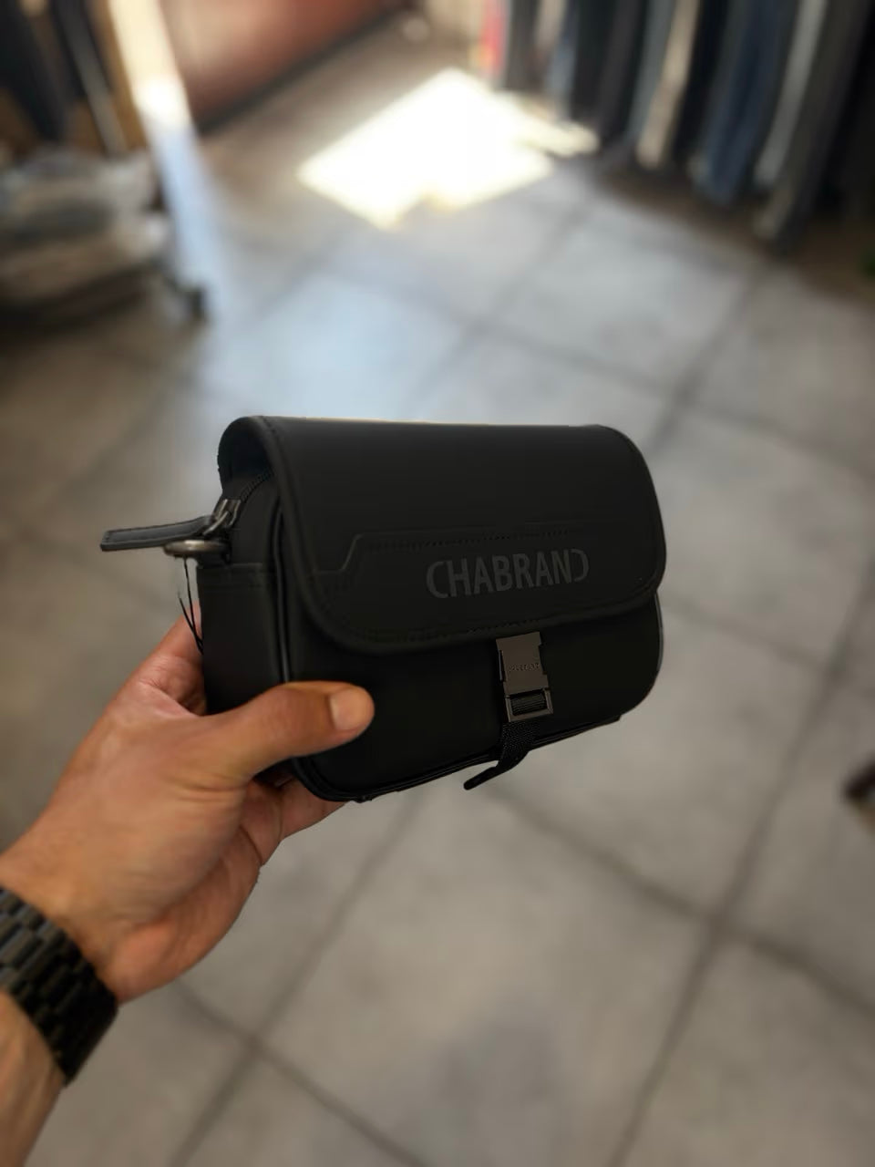 Mini Sacoche, mini bandoulière TB1 CHABRAND NOIR