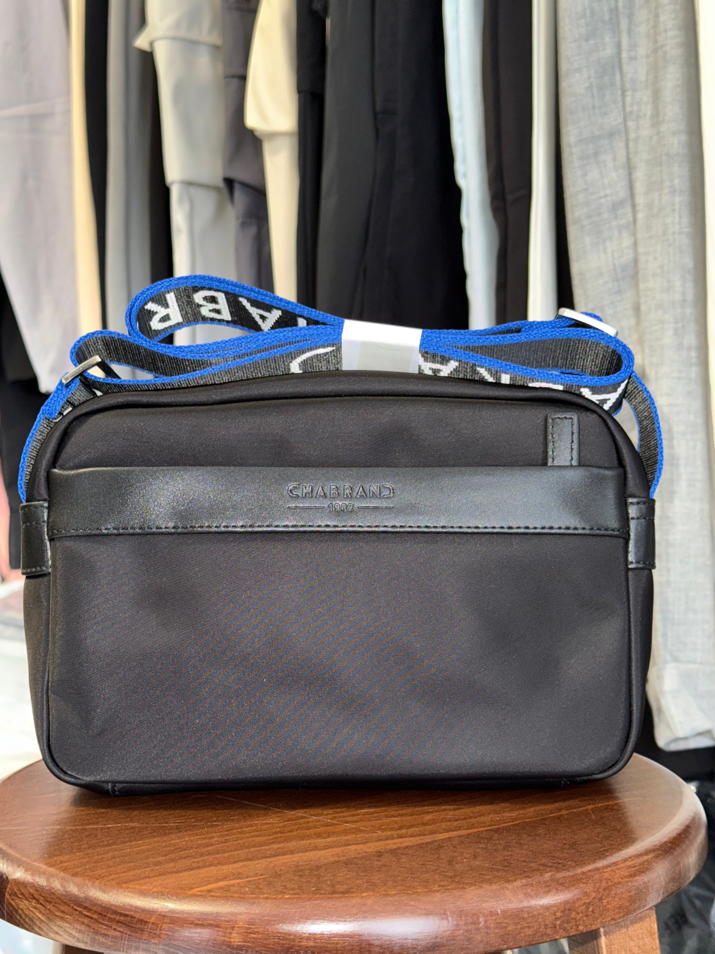 Sacoche bandoulière CHABRAND NOIR / BLEU | LYON