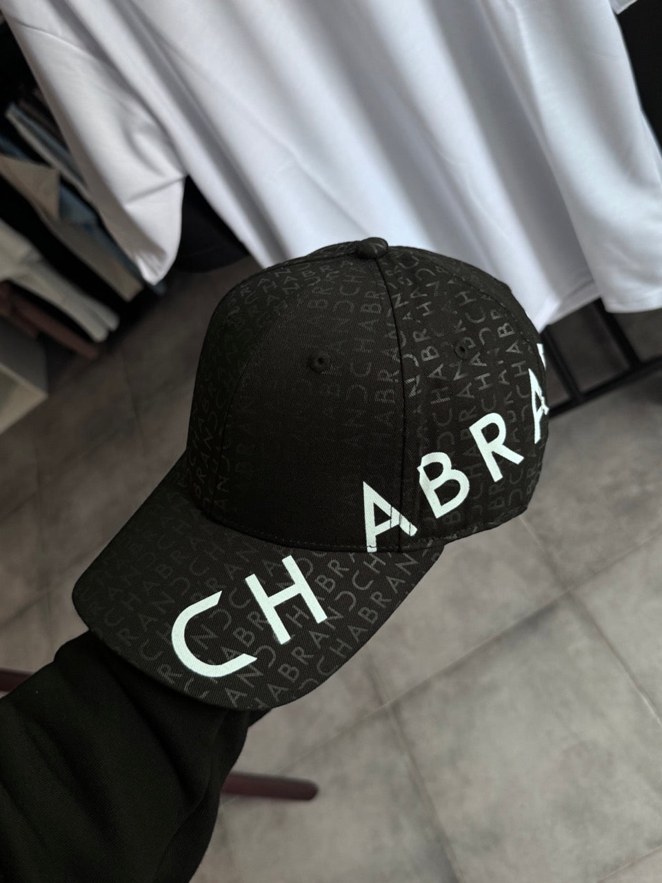 Casquette CHABRAND mini logo noire sigle latéral