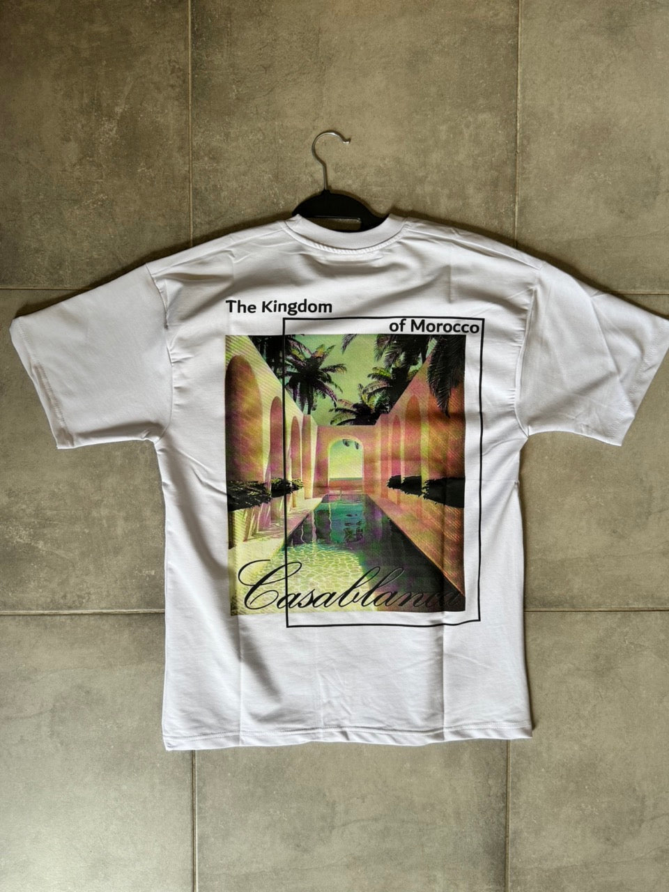 T-shirt large Blanc CASABLANCA brodé Casablanca paradise