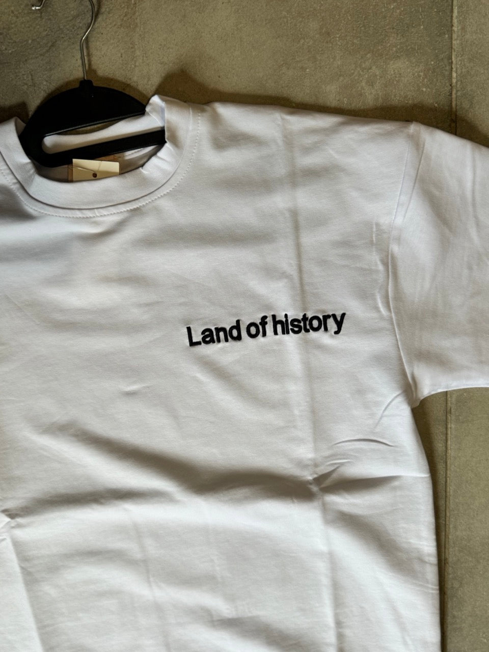 T-shirt large blanc Algérie brodé land of history