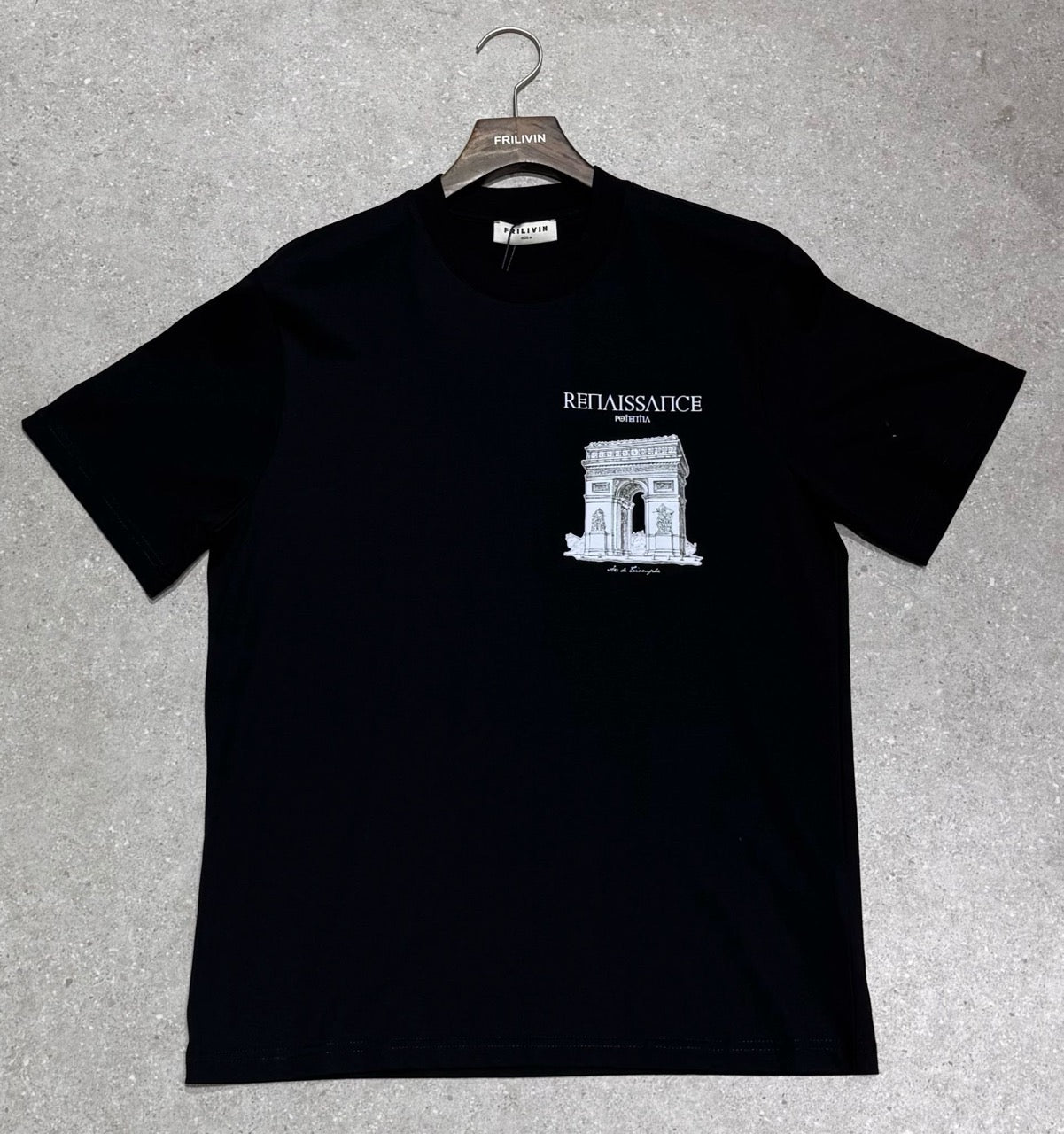 T-shirt renaissance triomphe noir