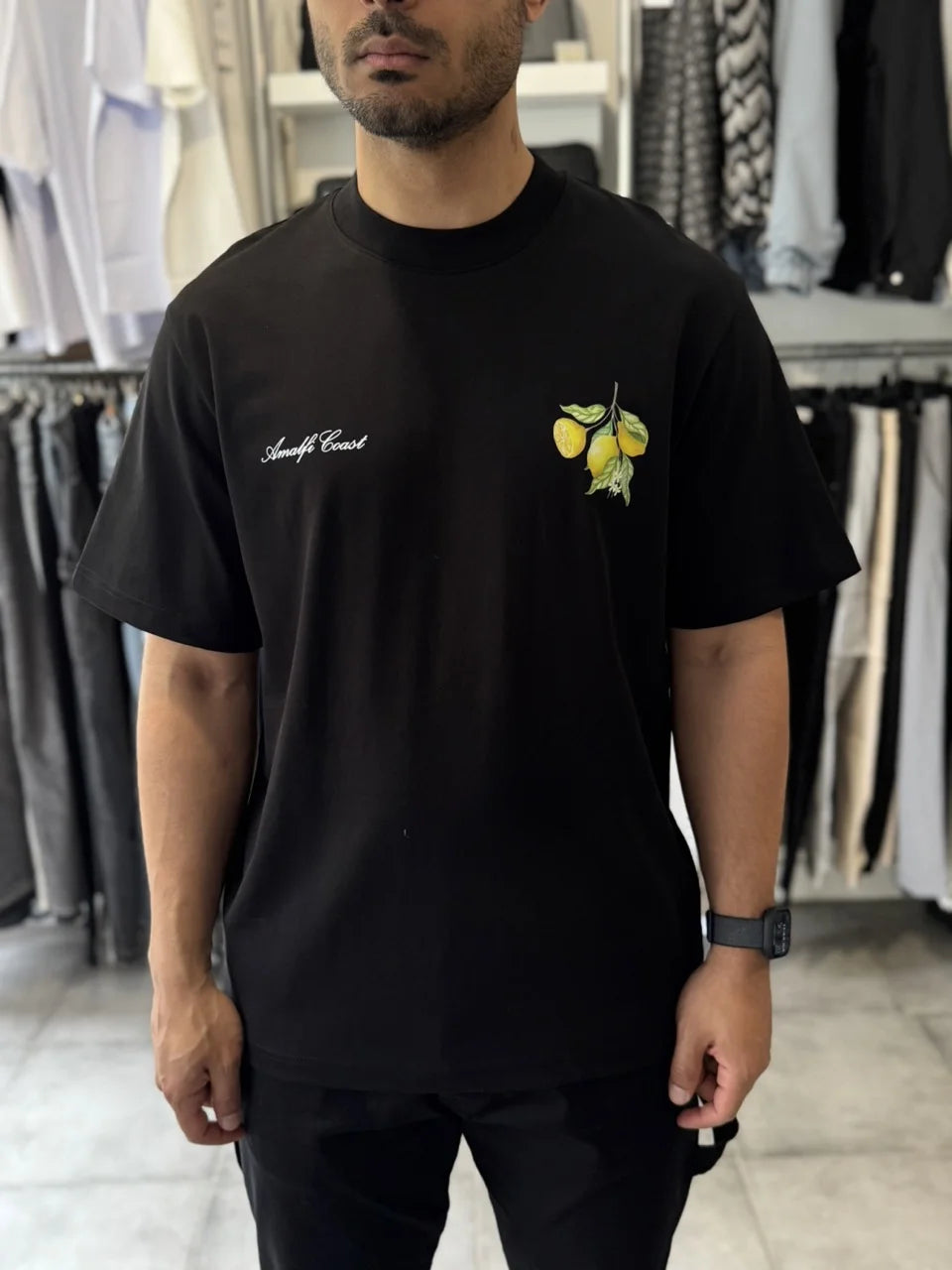 T-shirt limon noir