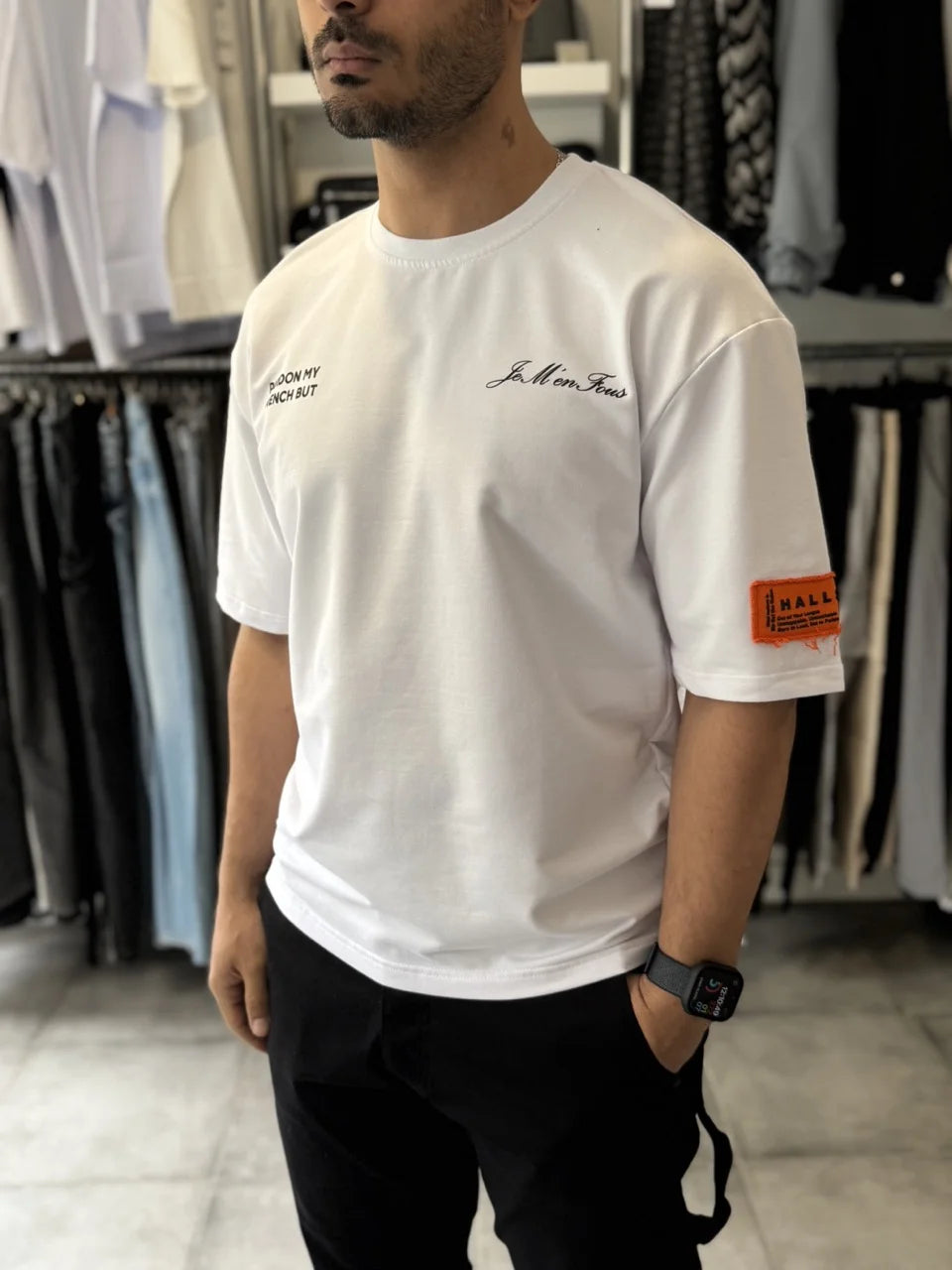 T-shirt blanc PARDON MY FRENCH