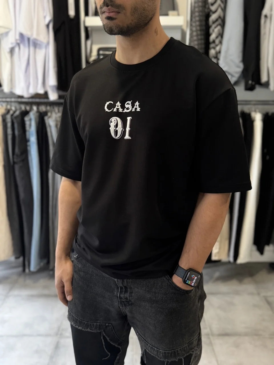 T-shirt casa 01 blanc