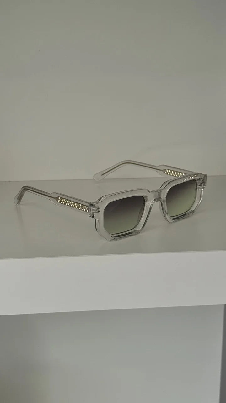 Lunettes De Soleil 441 Transparent vert/marron