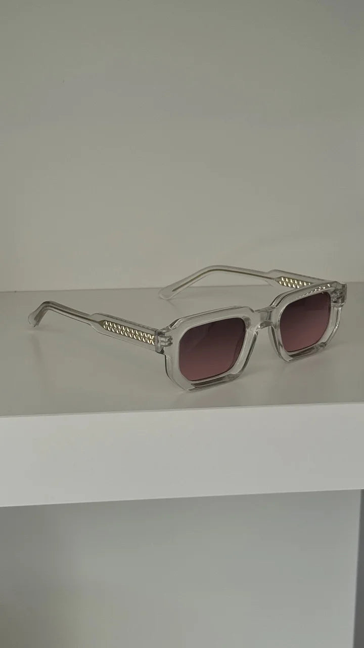 Lunettes De Soleil 441 Transparent bordeaux