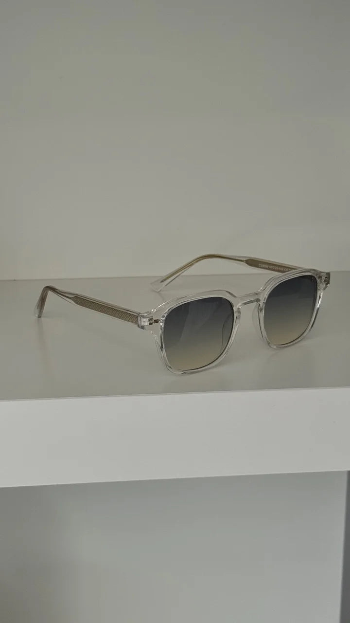 Lunettes De Soleil 331 Transparent vert / marron
