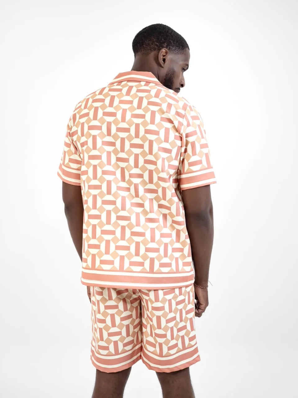 Ensemble short chemise RECTO orange