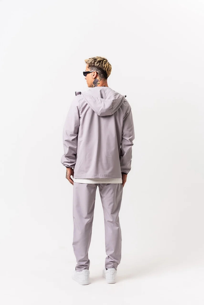 Ensemble survêtement Sport veste à capuche pantalon Gris