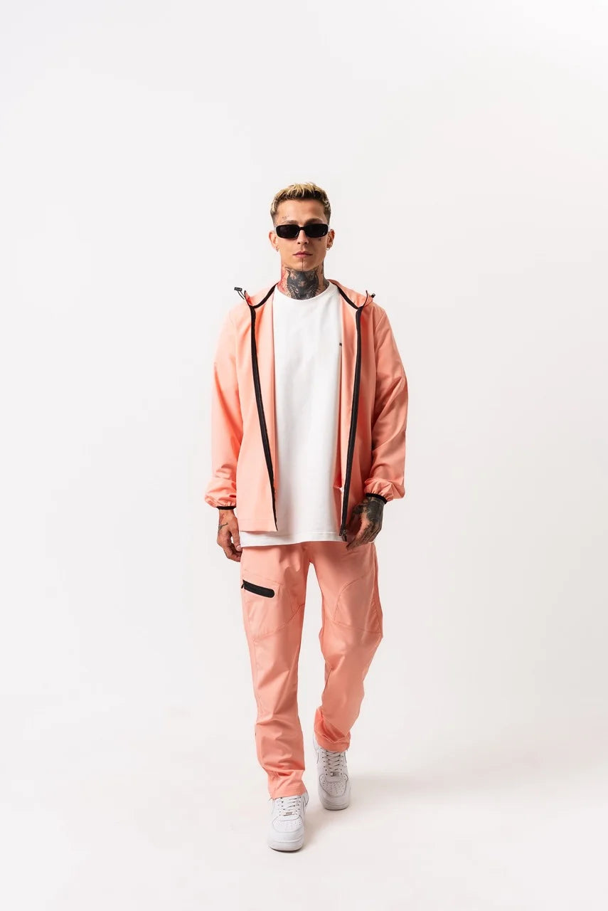 Ensemble survêtement Sport veste à capuche pantalon Rose
