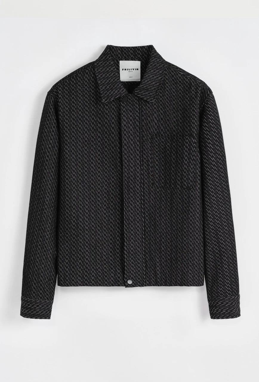 Veste NOCTA fermeture éclair noire | Lyon