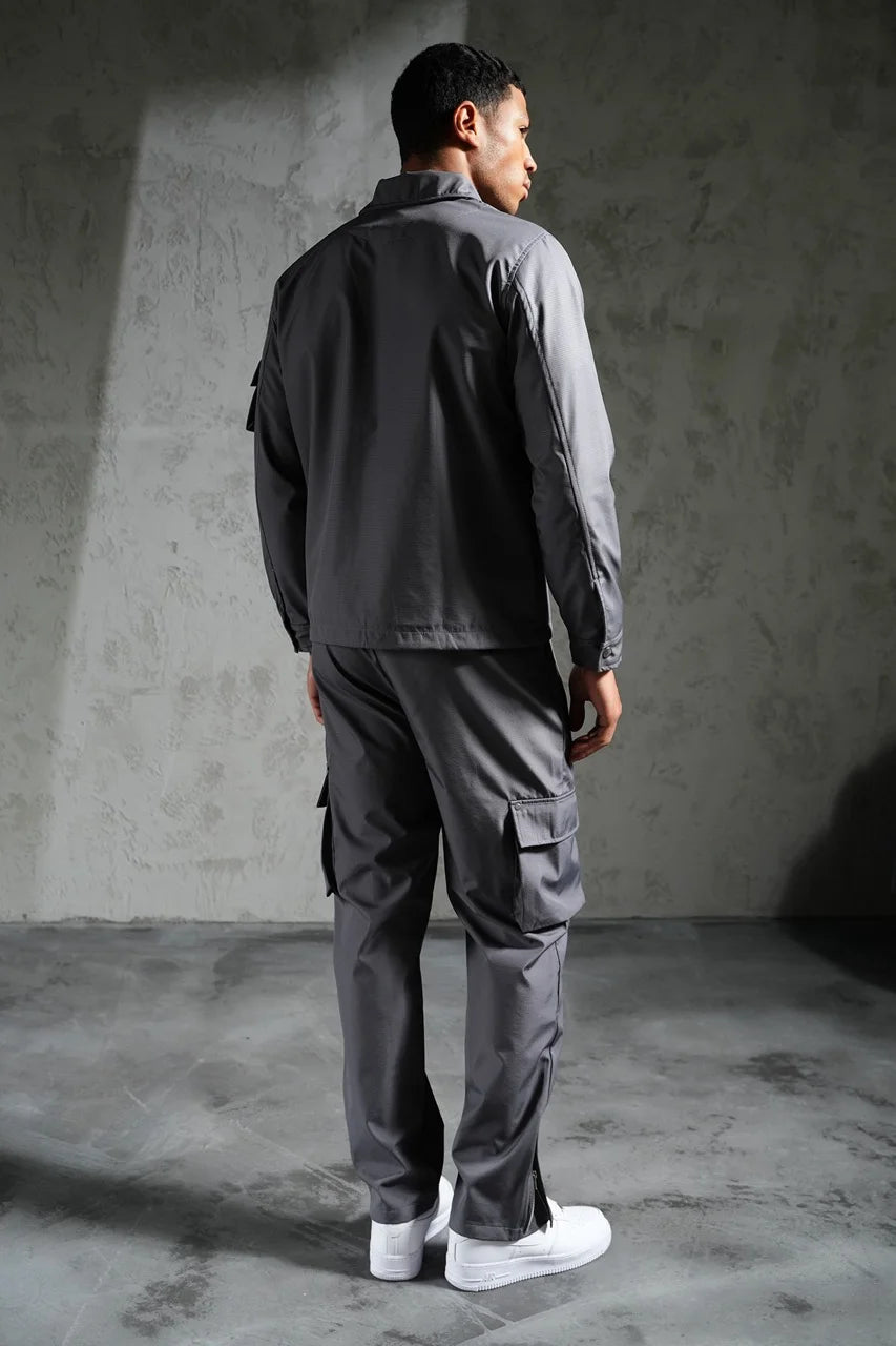 Ensemble cargo couleur gris anthracite | Lyon