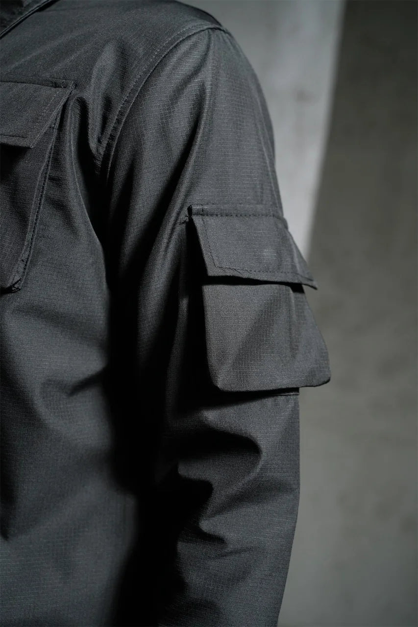 Ensemble cargo veste et pantalon de couleur noire | Lyon