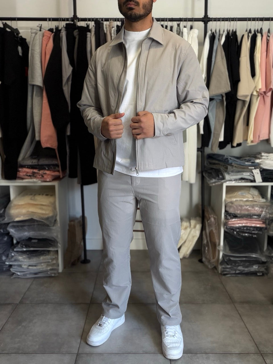 Ensemble classy gris veste et pantalon | TIKTOK