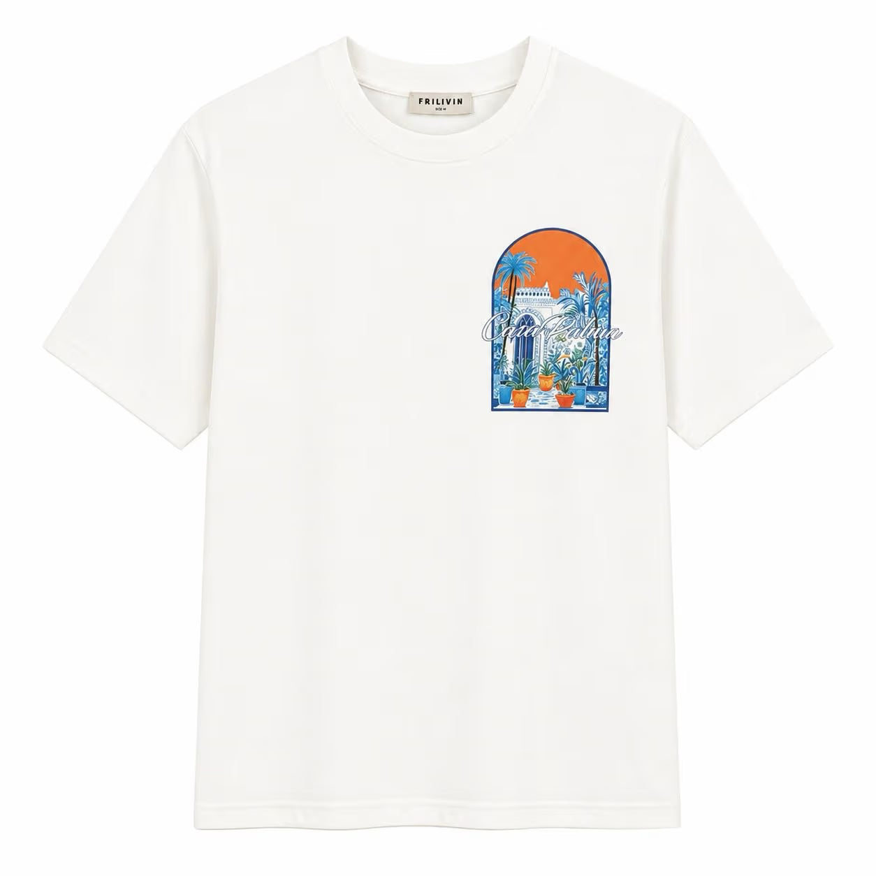 T-shirt Oversize casa palma blanc| Lyon