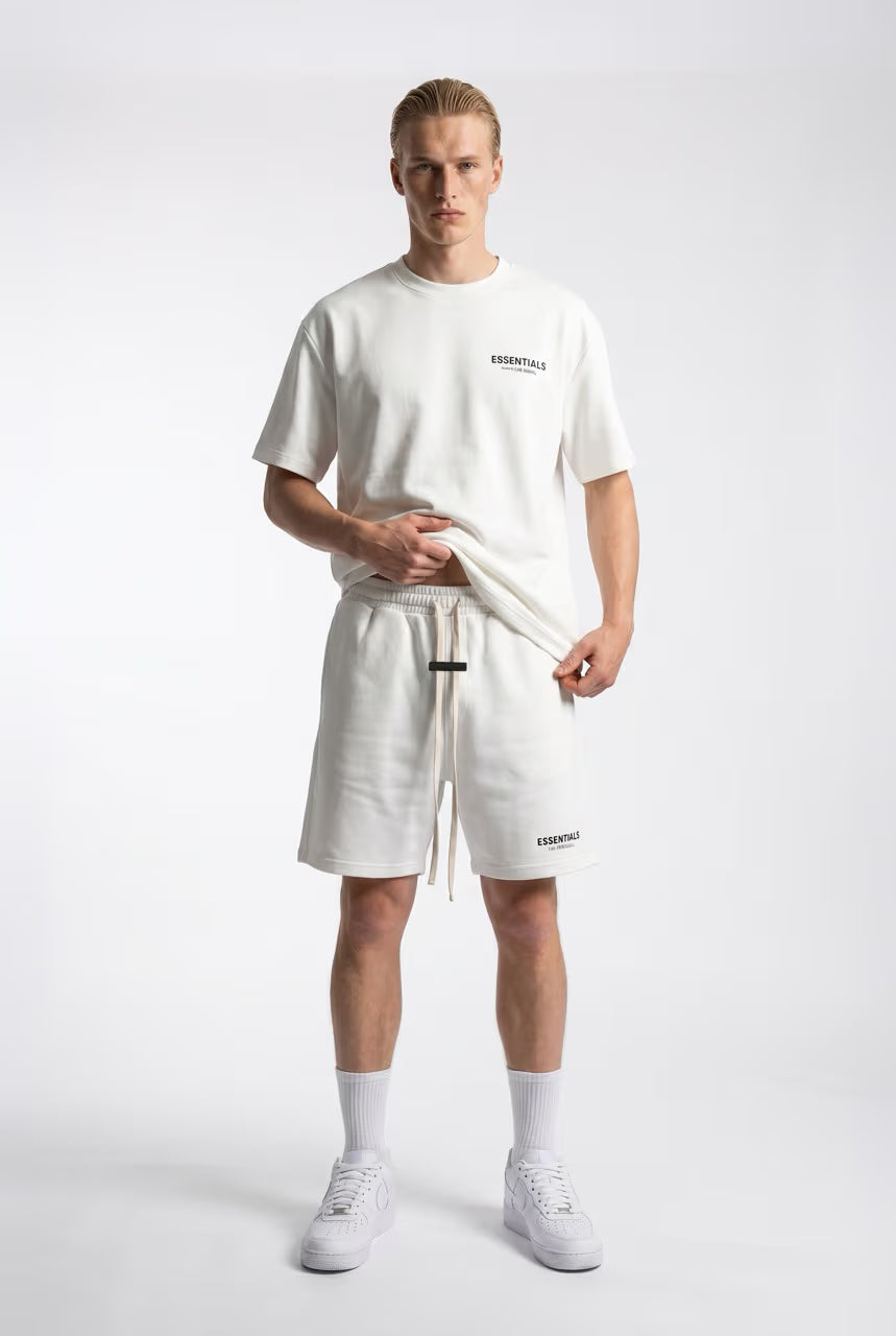 Ensemble Essentials oversize blanc