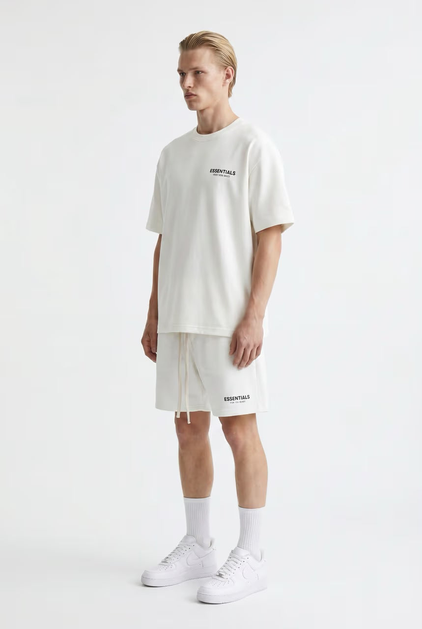 Ensemble Essentials oversize blanc