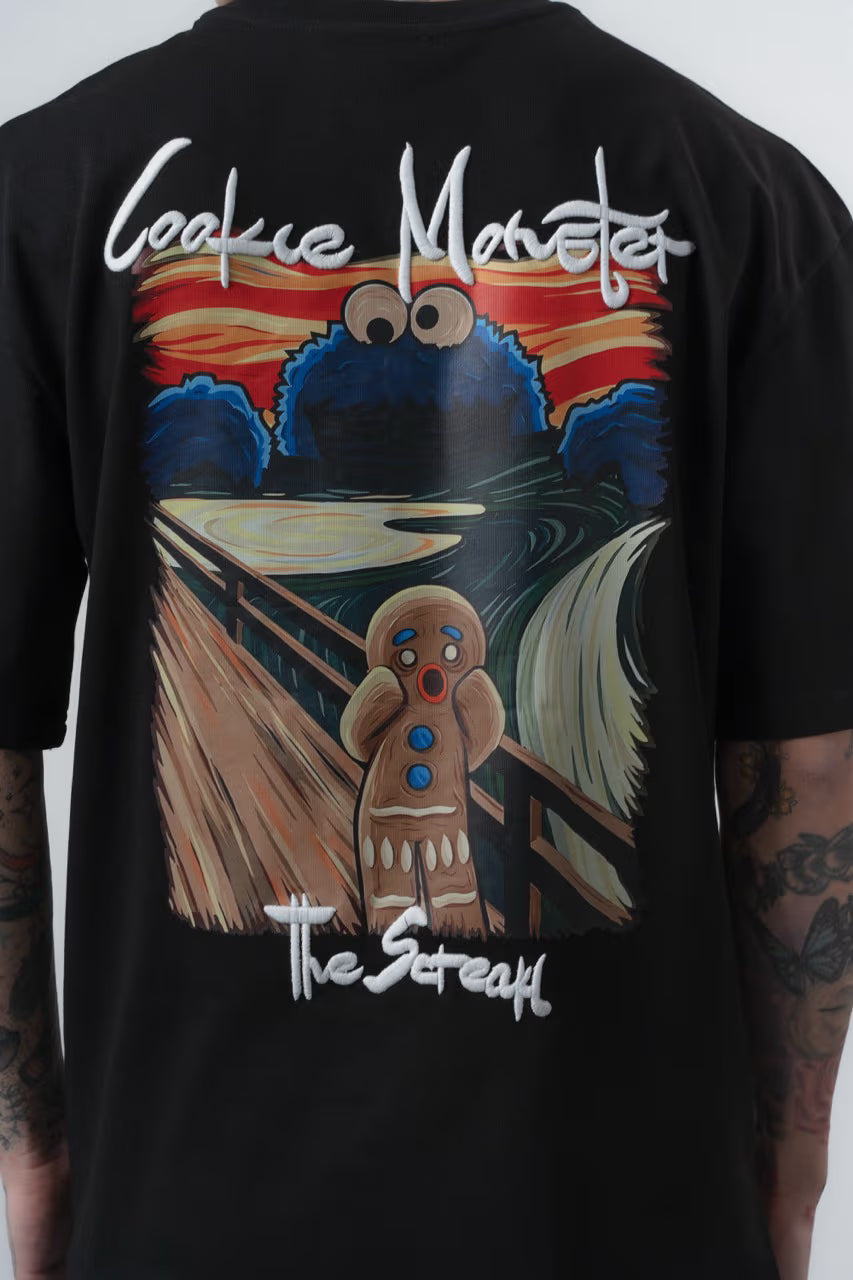 T-shirt oversize FEAR STORY noir