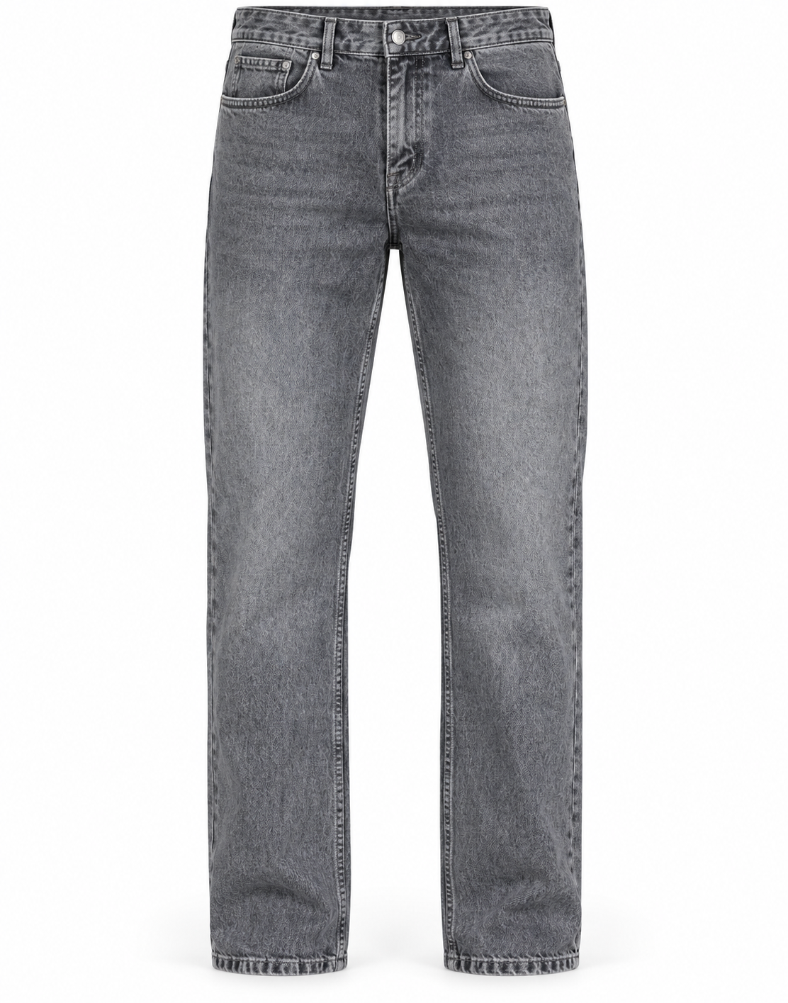 Jean homme gris coupe droite - vue de face