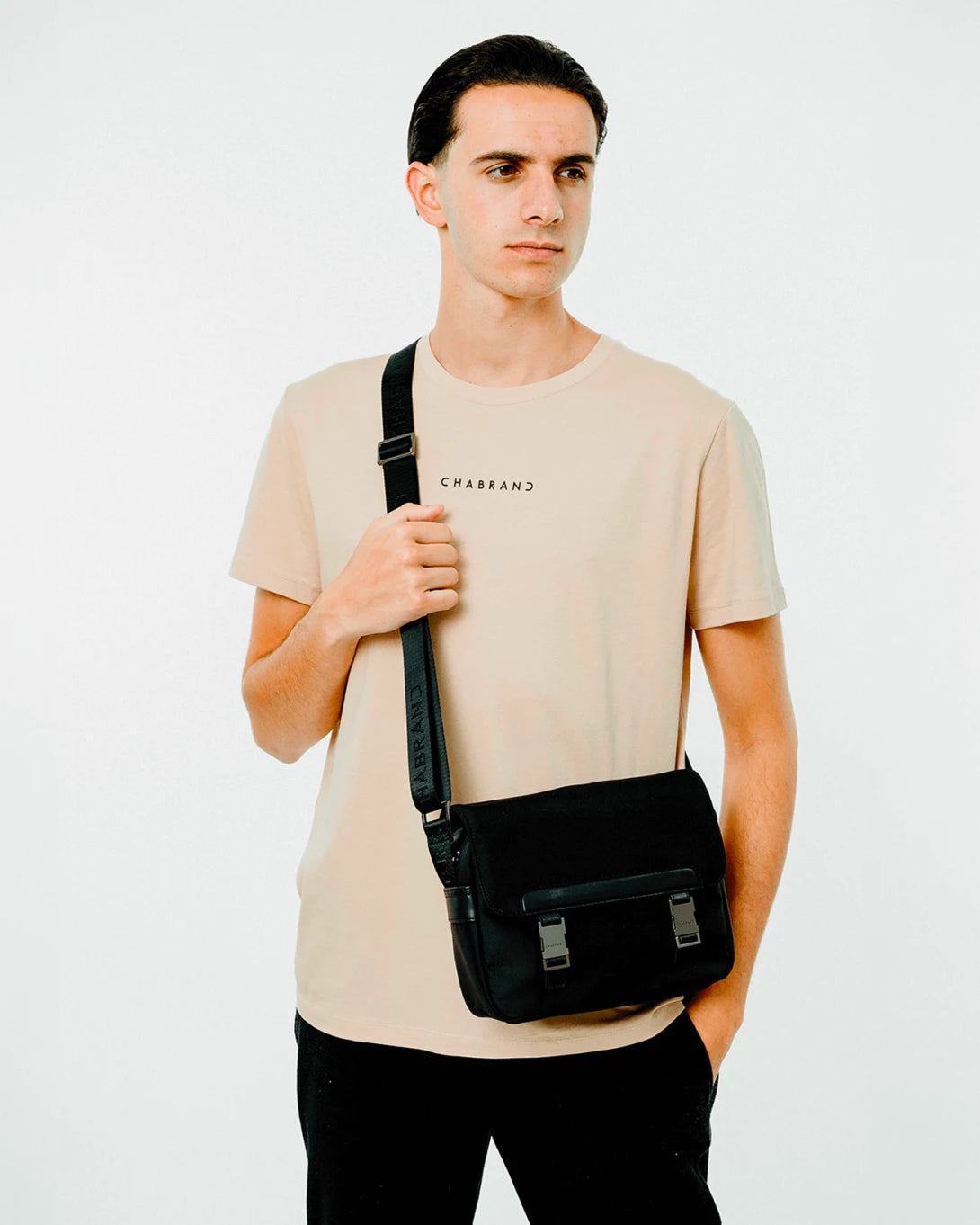 Sacoche à rabat, bandoulière Castellet CHABRAND NOIR | LYON