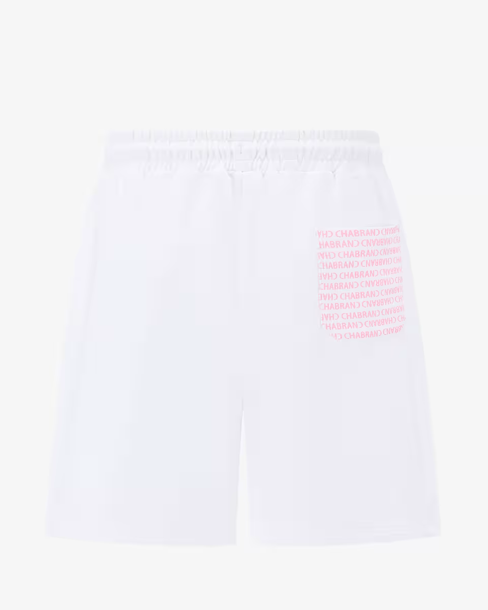 Short Blanc Multi-Logos CHABRAND | Lyon