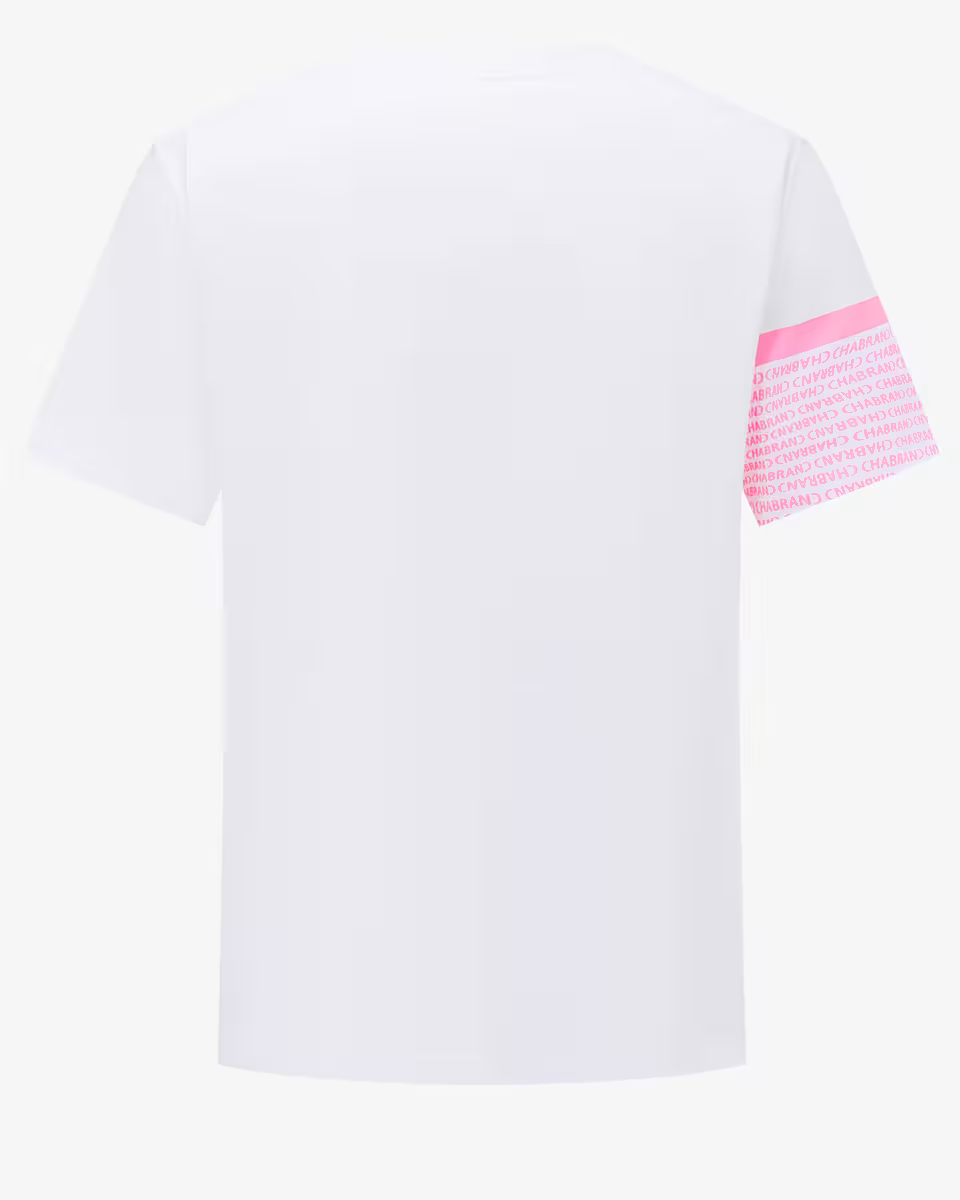 T-shirt blanc Homme Multi-Logos Chabrand | Lyon